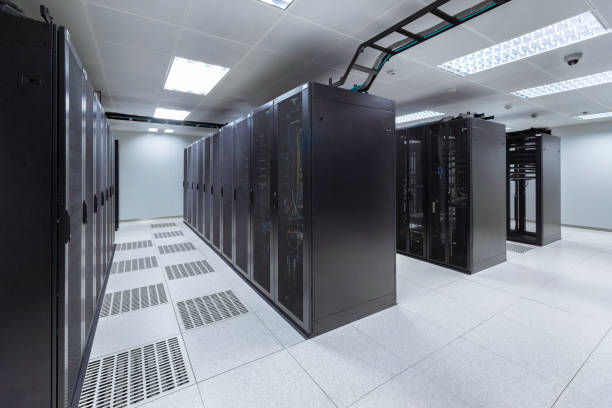 Servers data center room